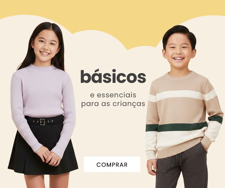 jeans e básicos infantis para todas as ocasiões