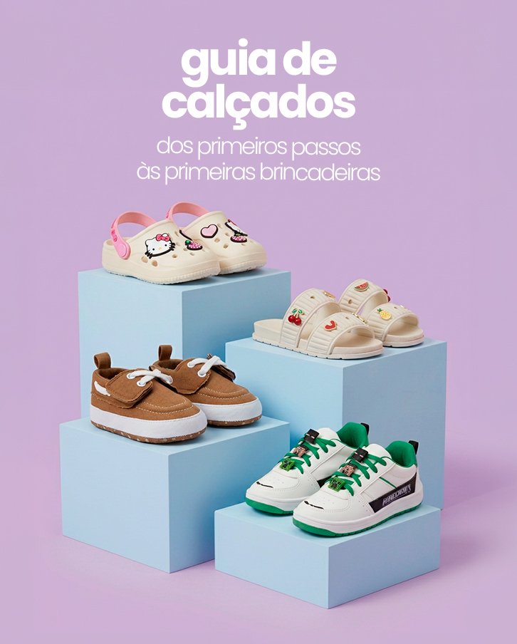 guia de calçados infantis para bebês, crianças e adolescentes
