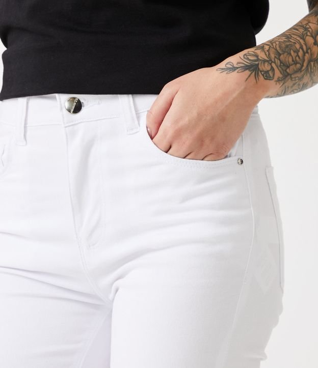 Pantalón Skinny en Sarga Blanco 6