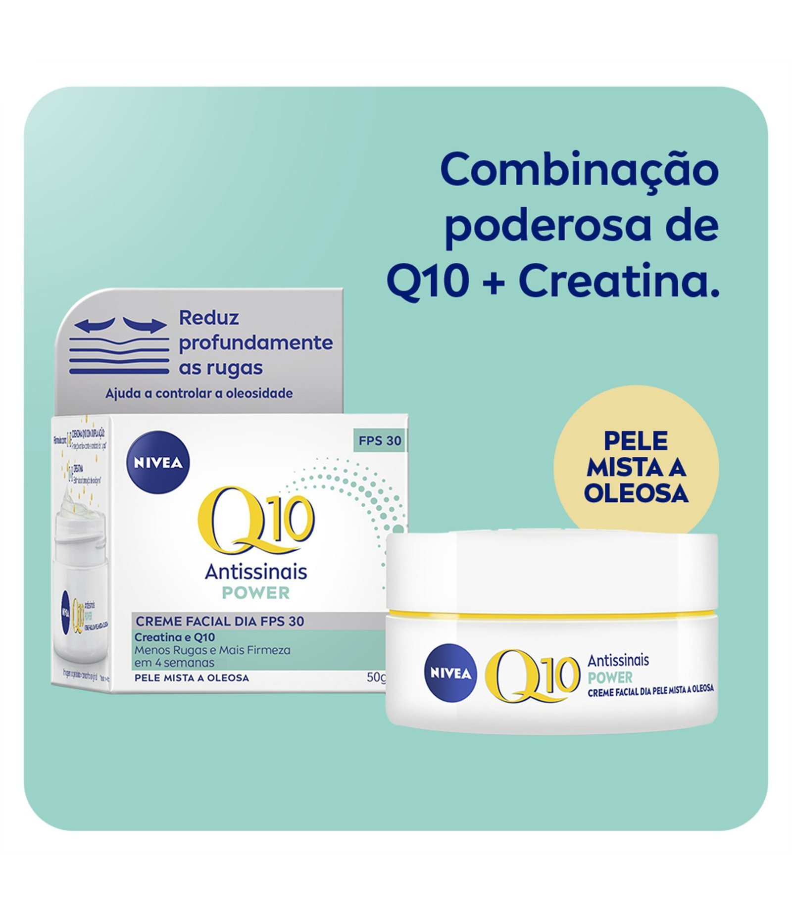 Linha Tratamento Facial Anti-Idade - Nivea 50g 2