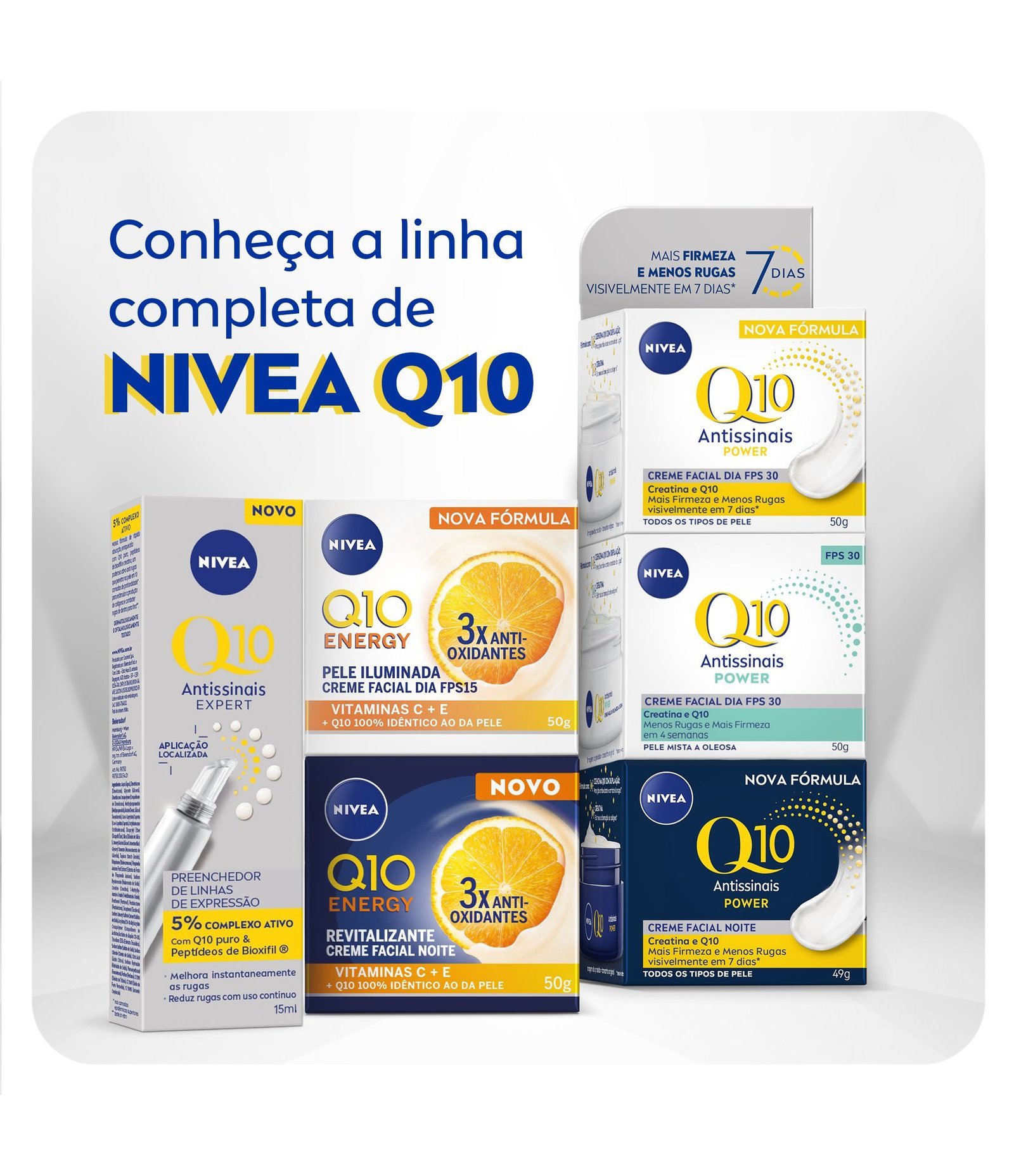 Linha Tratamento Facial Anti-Idade - Nivea 50g 7