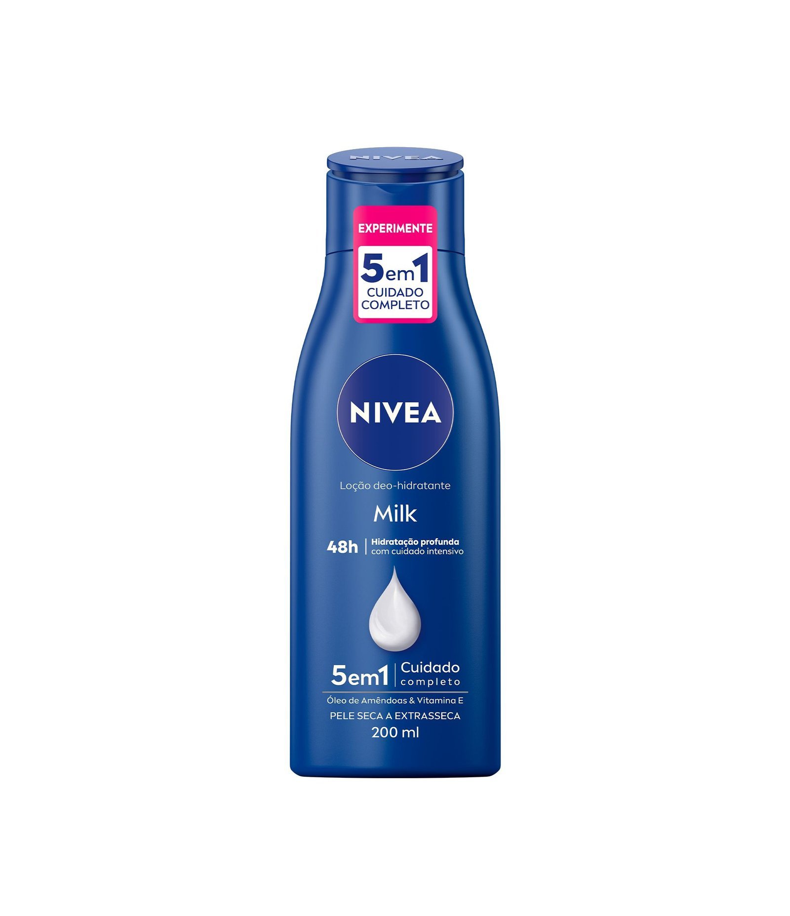 Loção Hidratante Nivea Body Milk para Pele Extra Seca 200ml 1