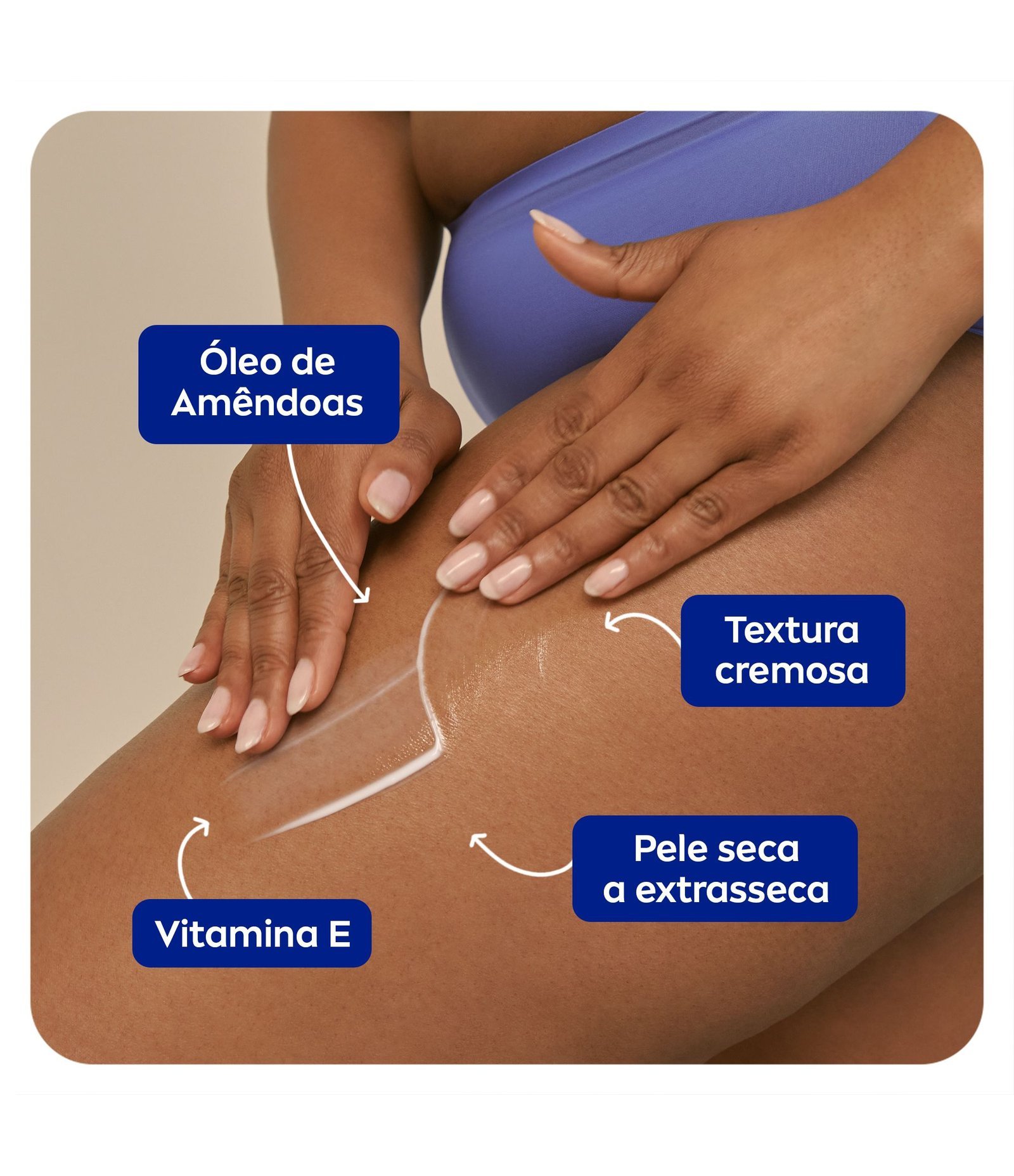 Loção Hidratante Nivea Body Milk para Pele Extra Seca 200ml 3