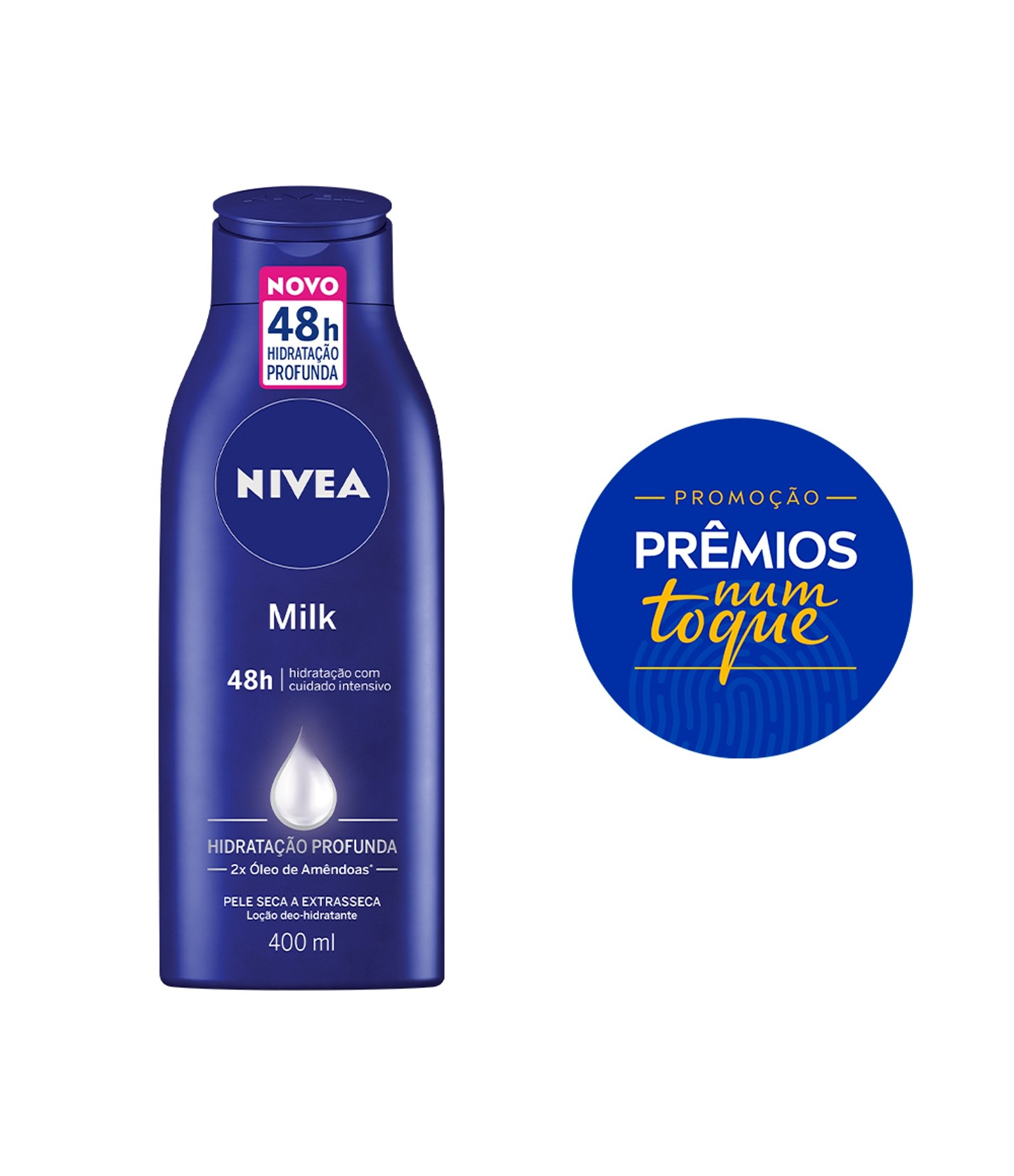 Desodorante Hidratante Milk Nivea  400ml 10
