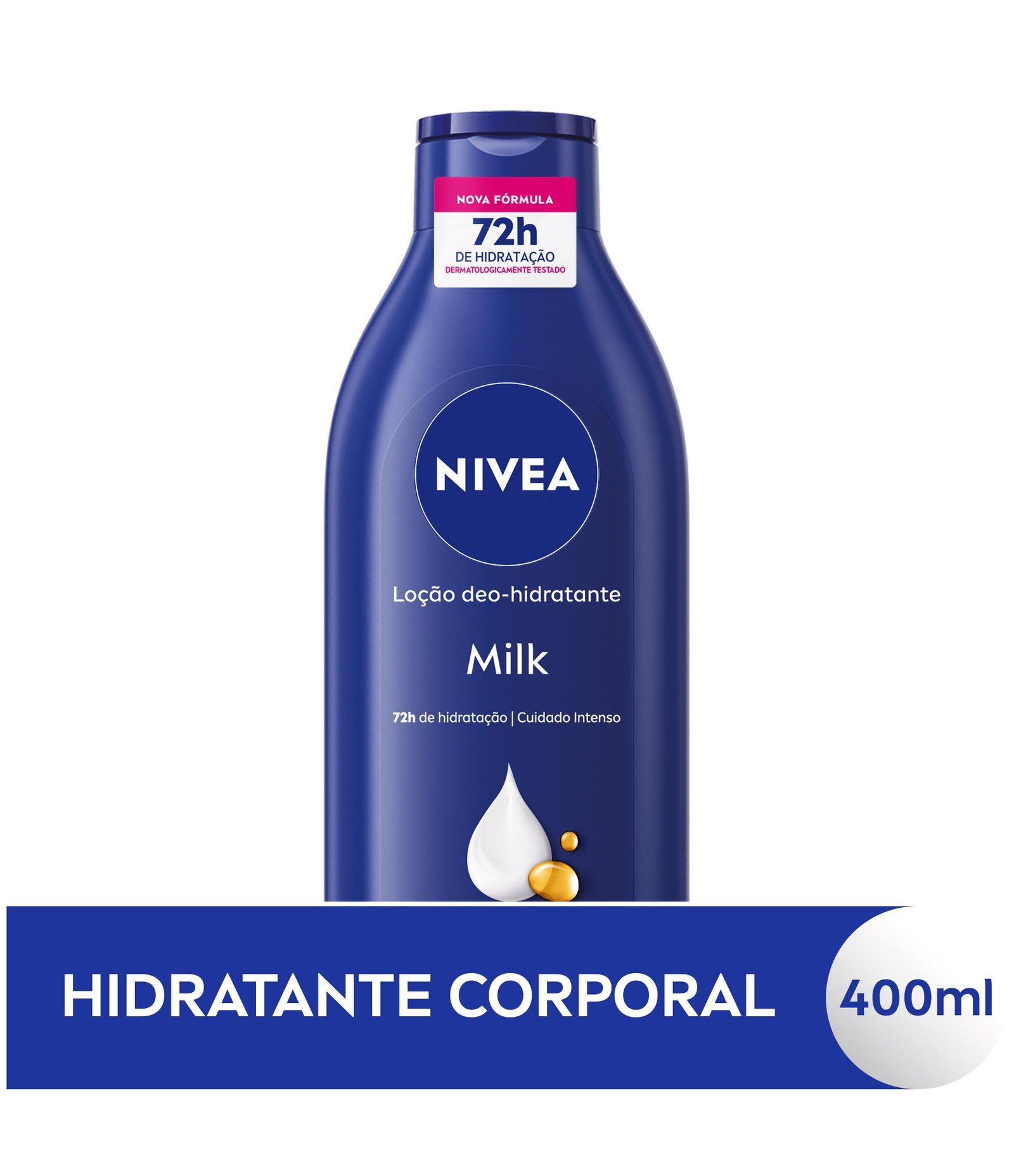 Desodorante Hidratante Milk Pele Seca a Extrasseca Nivea  400ml 2