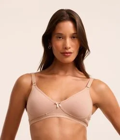 Sutiã Básico em Cotton sem Bojo e Aro DelRio