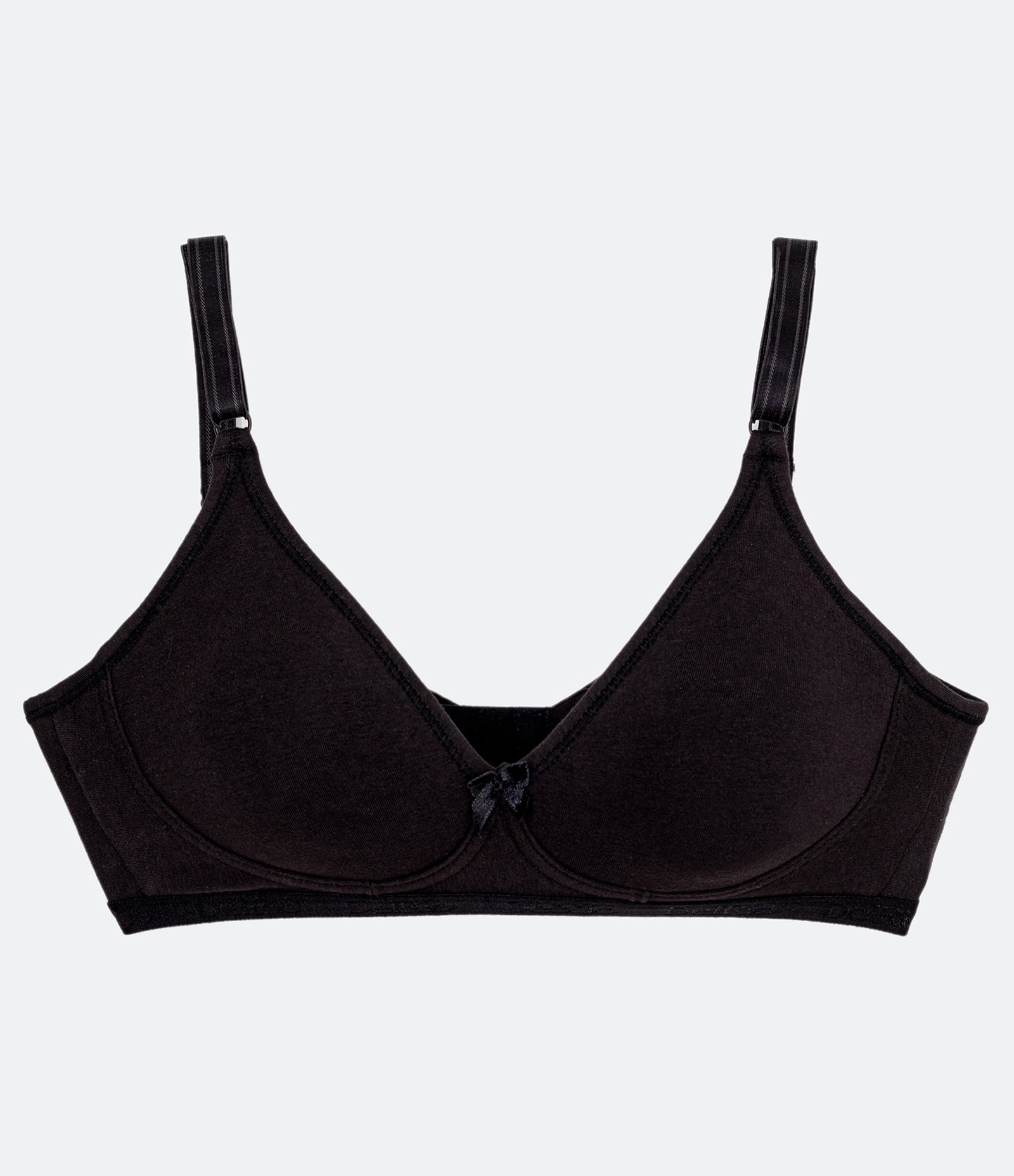 Sutiã Básico em Cotton sem Bojo e Aro DelRio Preto 5