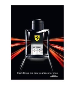 Perfume Ferrari Black Shine Eau de Toilette Masculino 125ml- Ferrari