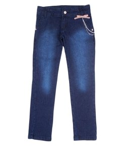 Calça Jeans com Elastano Cós Interno com Regulador