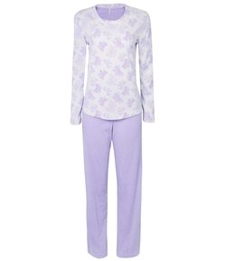 Pijama em Fleece Blusa com Manga Longa e Calça Comprida