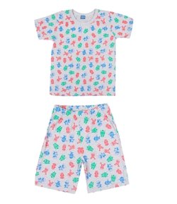 Pijama Infantil com Estampa Colorida