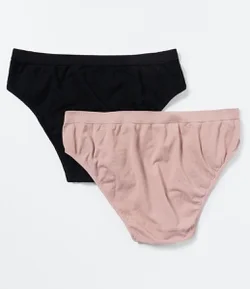 Kit 02 Calcinhas Altas em Poliamida Seamless Trifil