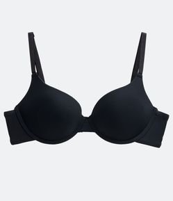 Sutiã Push Up em Microfibra com Enchimento Que Aumenta o Busto em Um Tamanho