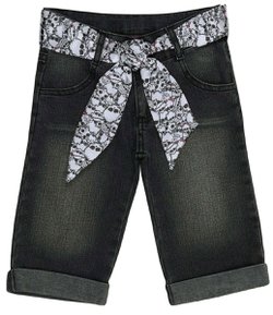 Bermuda Infantil Monster High em Jeans