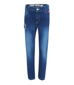 Calça Jeans Infantil Homem Aranha - Tam 2 a 12  