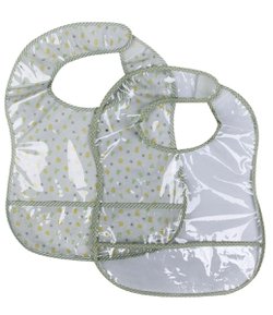 Babador Infantil Plástico Kit com 2 Peças - Tam U