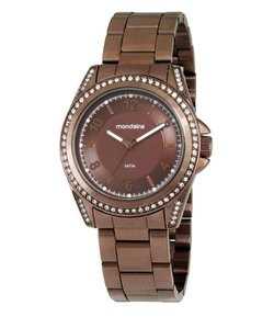 Relógio Feminino Mondaine com Strass 94476LPMGMS2