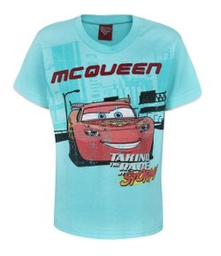 Camiseta Infantil Carros McQueen - Tam 2 a 10 