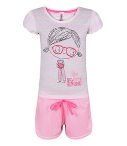Pijama Infantil com Estampa - Tam 2 a 12  