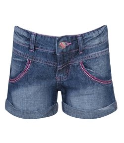 Short Jeans Infantil Polly - Tam 4 a 12 Anos