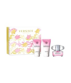 Estojo Perfume Bright Crystal Eau De Toilette Feminino + Loção Hidratante + Sabonete Líquido -  Versace