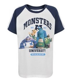 Camiseta Infantil Monstros S.A - Tam 2 a 12 