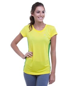 Camiseta Esportiva Feminina Brasil Adidas Inspired