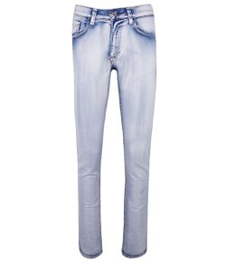 Calça Skinny Masculina em Jeans com Puídos