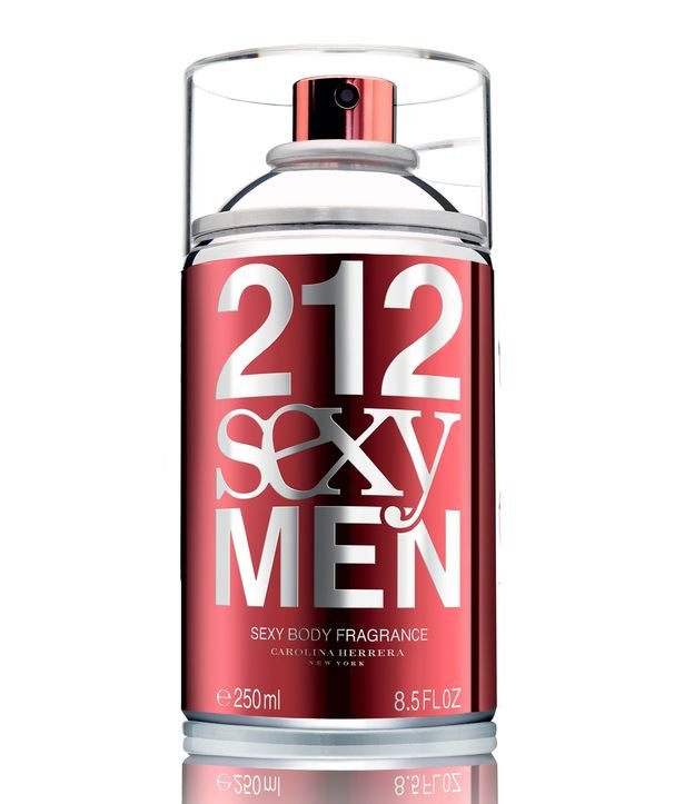 Perfume 212 Sexy Men Eau de Toillet Body Spray - 250ml