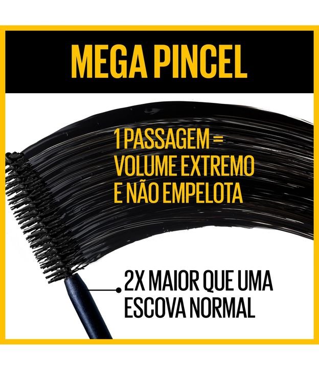 Máscara De Cílios Maybelline Volum' Express Colossal Super Filme Preto 2