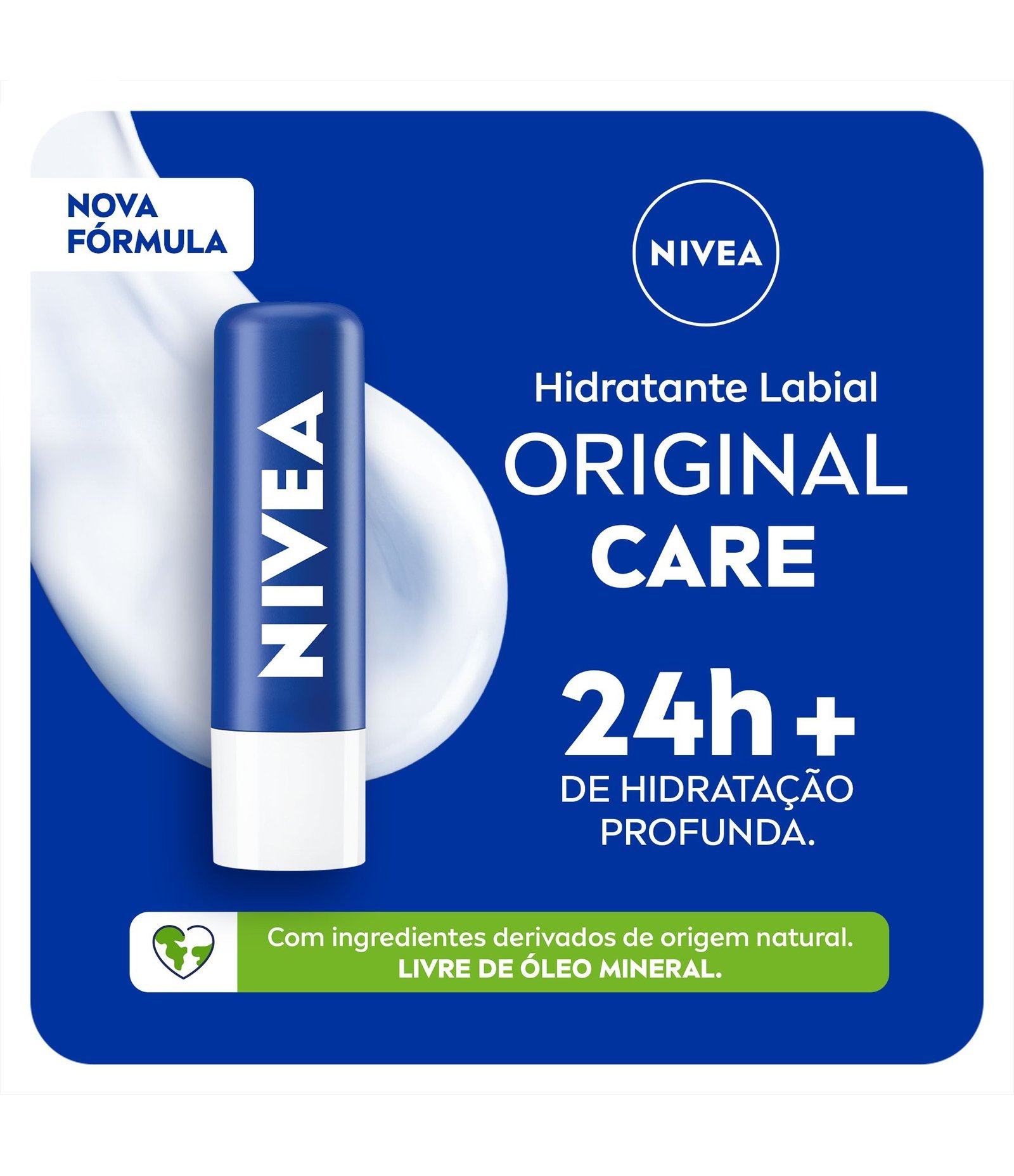 Hidratante Labial Original Care Nivea 4,8g 2