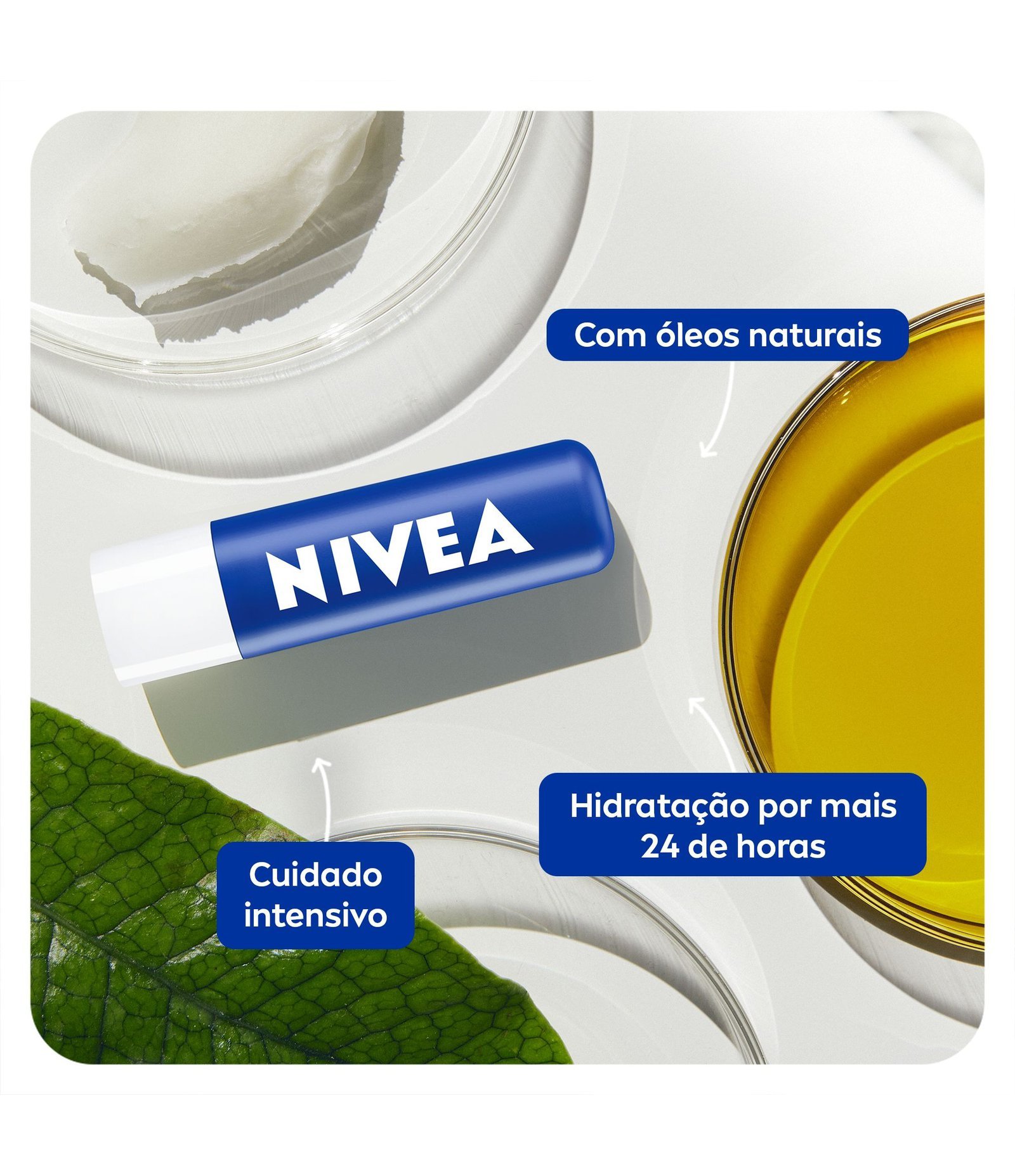 Hidratante Labial Original Care Nivea 4,8g 4