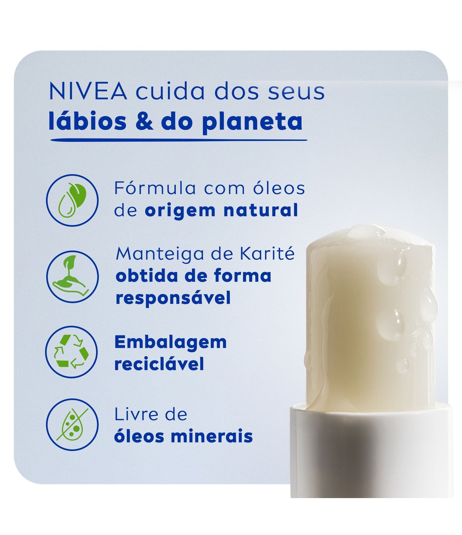 Hidratante Labial Original Care Nivea 4,8g 5