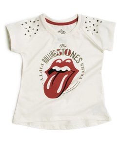 Blusa Infantil Estampa Rolling Stones - Tam 1 a 4  