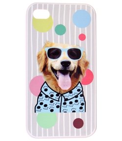 Capa para Iphone Estampa de Cachorro 
