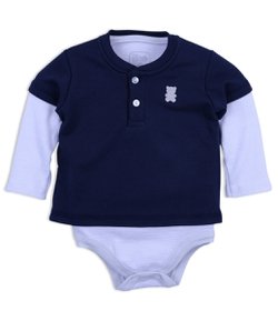 Body Camiseta Infantil - Tam 0 a 18 meses
