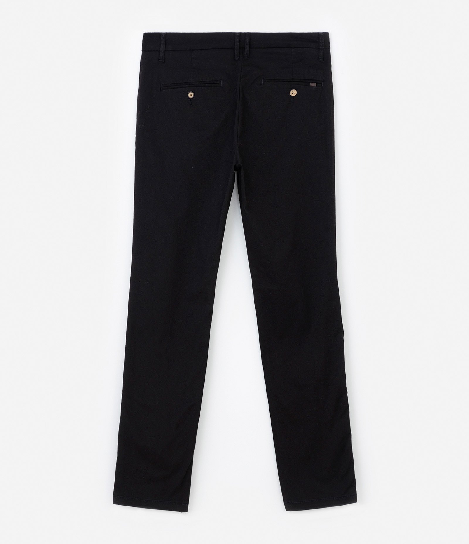 Calça Slim em Sarja com Elastano Preto 6