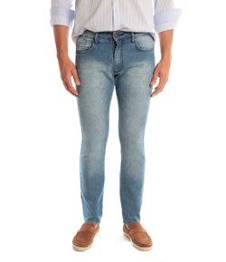 Calça Slim Masculina em Jeans 