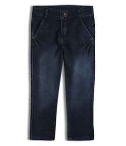 Calça Jeans Infantil com Bolso Faca - Tam 4 a 12 