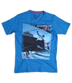 Camiseta com Estampa de Skate - Tam 10 a 16 