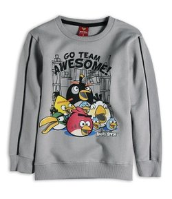 Blusão Infantil Moletom  Angry Birds - Tam 4 a 14 