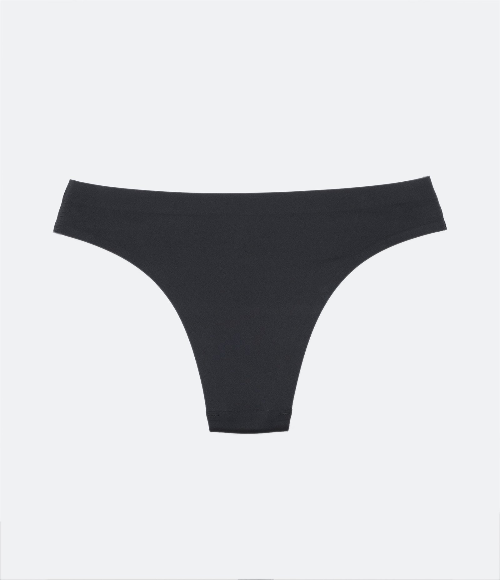 Calcinha Biquíni em Microfibra com Logo Lov Preto 5