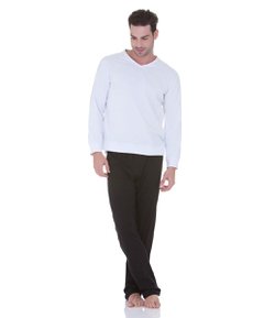 Pijama Masculino com Calça em Flanela 