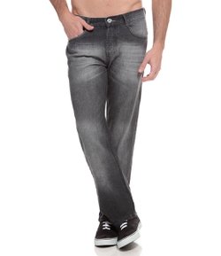 Calça Reta Masculina em Jeans 