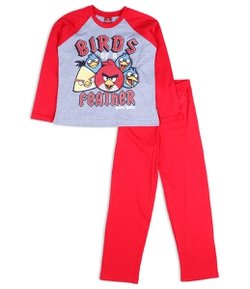 Pijama Infantil com Estampa Angry Birds