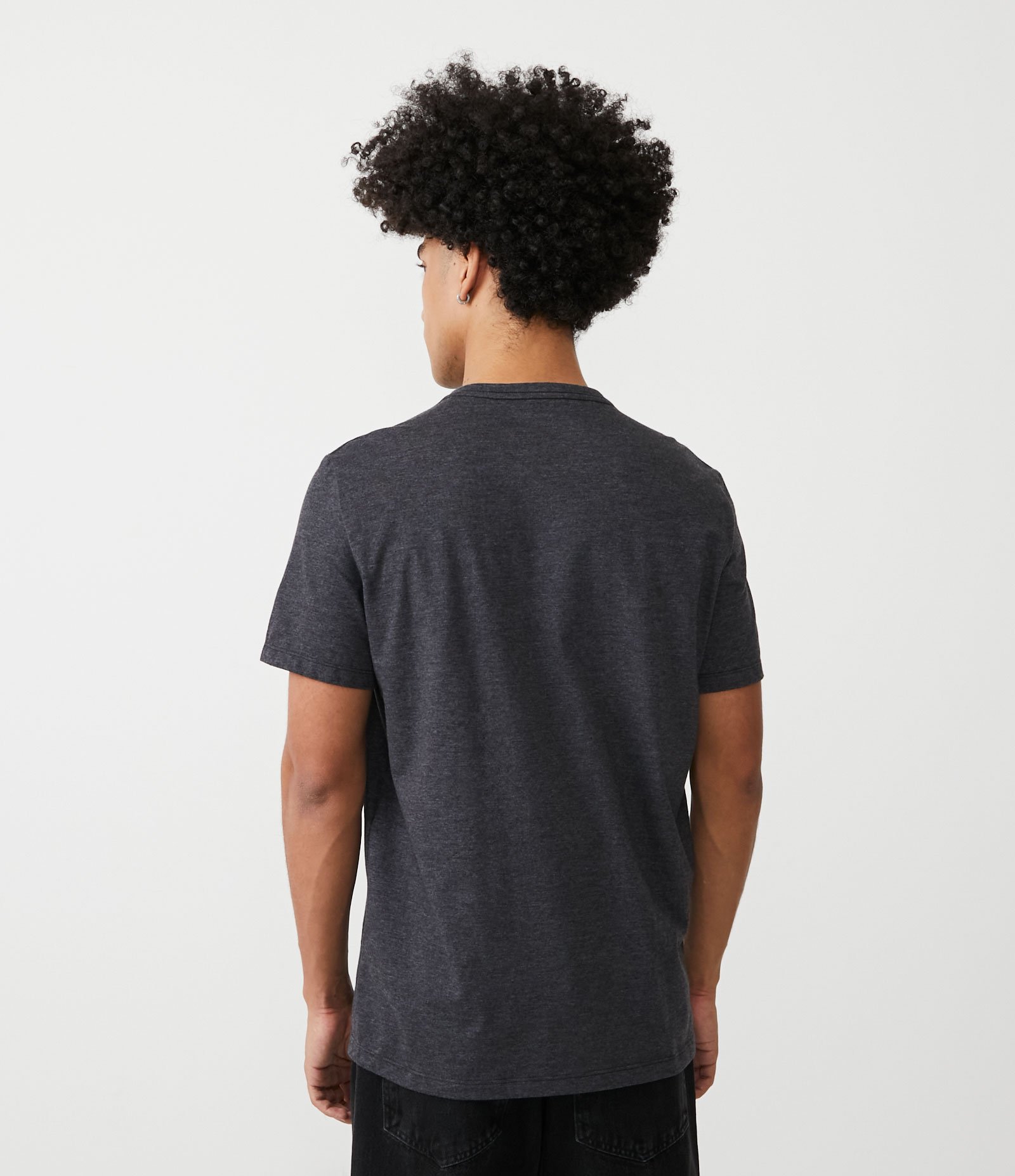 Camiseta em Algodão com Estampa do Batman e Manga Curta Preto 3