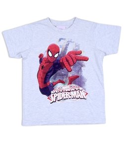 Camiseta Infantil com Estampa do Homem Aranha - Tam 2 a 12 