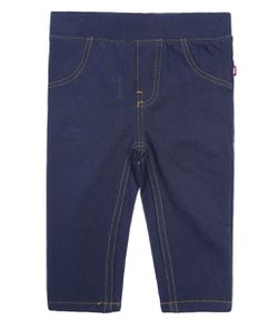 Legging Infantil com Efeito Jeans - Tam 0 a 18 meses