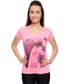 Camiseta Esportiva Feminina com Estampa