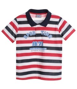 camisa polo infantil renner